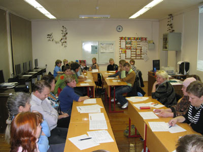 Собрание в 7 "В" классе  6 ноября 2008